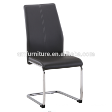 2017 hot sale promotionc low price swing dining chair with chrome leg